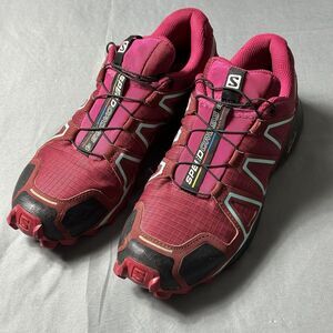 Salomon Shoes Women 7.5 Speedcross 4 Trail Running Quick Lace Contagrip Athletic